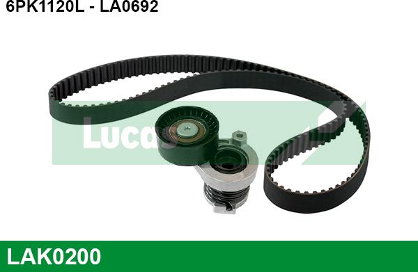 LUCAS LAK0200 - Kit Cinghie Poly-V autozon.pro