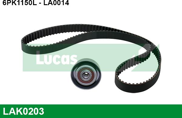 LUCAS LAK0203 - Kit Cinghie Poly-V autozon.pro