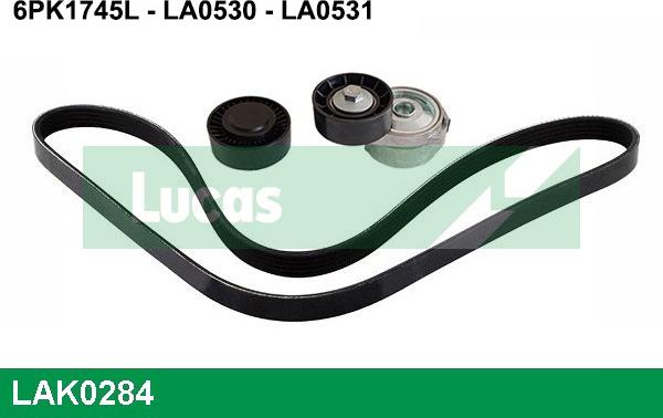 LUCAS LAK0284 - Kit Cinghie Poly-V autozon.pro