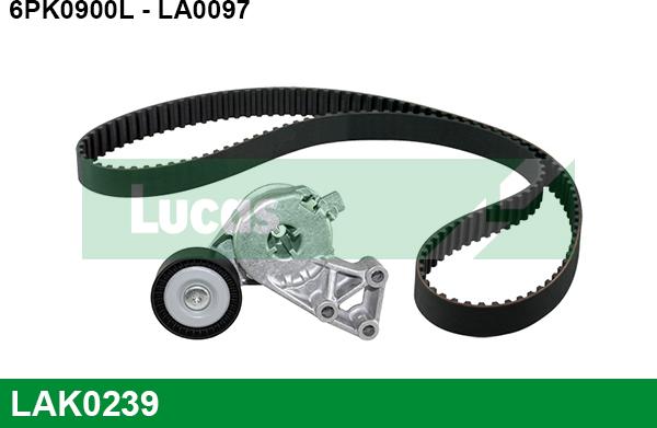 LUCAS LAK0239 - Kit Cinghie Poly-V autozon.pro