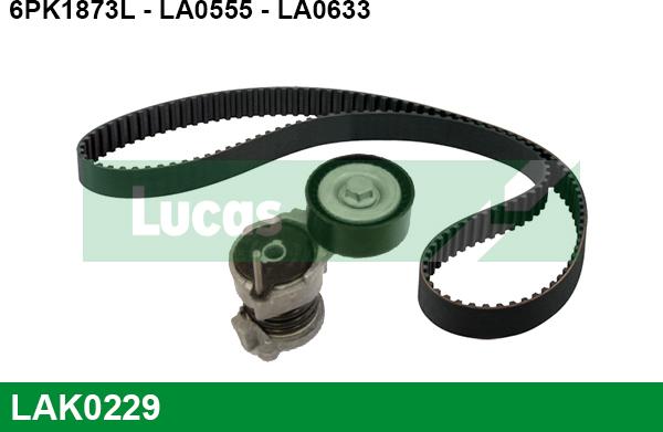 LUCAS LAK0229 - Kit Cinghie Poly-V autozon.pro