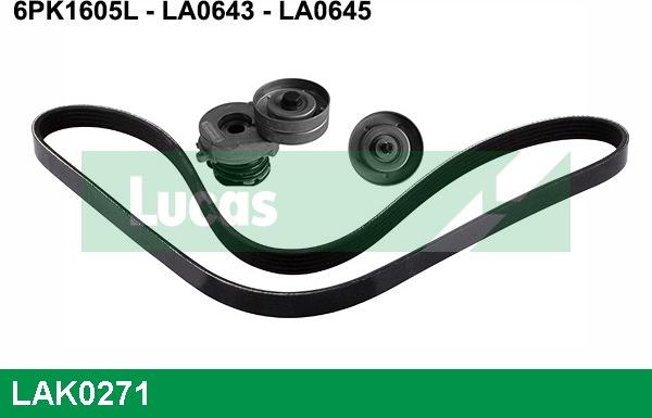 LUCAS LAK0271 - Kit Cinghie Poly-V autozon.pro