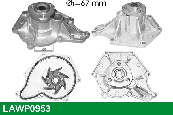 LUCAS LAWP0953 - Pompa acqua autozon.pro