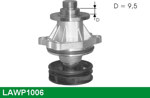 LUCAS LAWP1006 - Pompa acqua autozon.pro