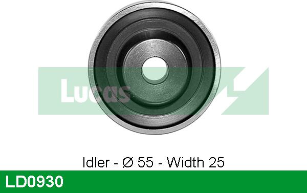 LUCAS LD0930 - Rullo tenditore, Cinghia dentata autozon.pro