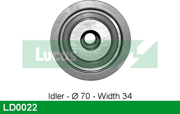 LUCAS LD0022 - Rullo tenditore, Cinghia dentata autozon.pro