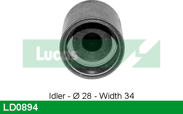 LUCAS LD0894 - Rullo tenditore, Cinghia dentata autozon.pro