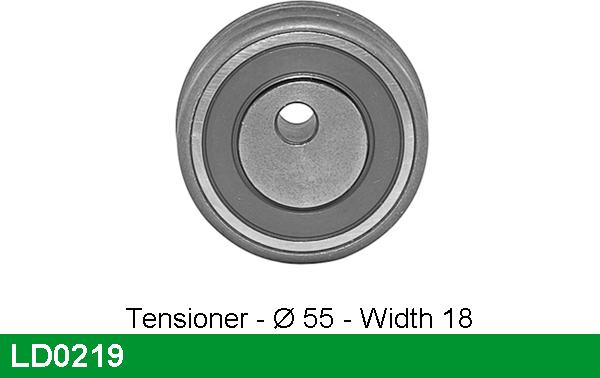 LUCAS LD0219 - Rullo tenditore, Cinghia dentata autozon.pro