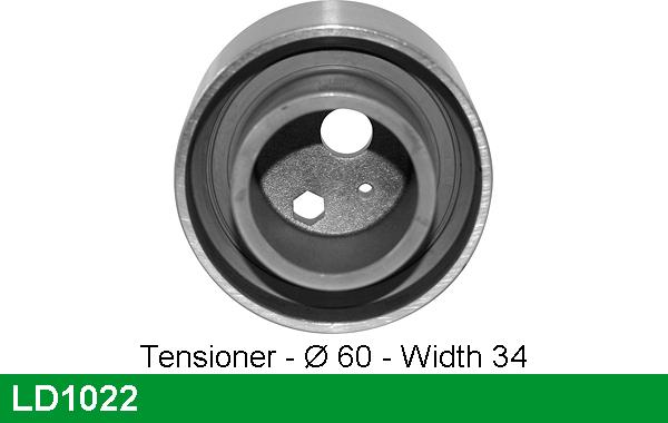 LUCAS LD1022 - Rullo tenditore, Cinghia dentata autozon.pro