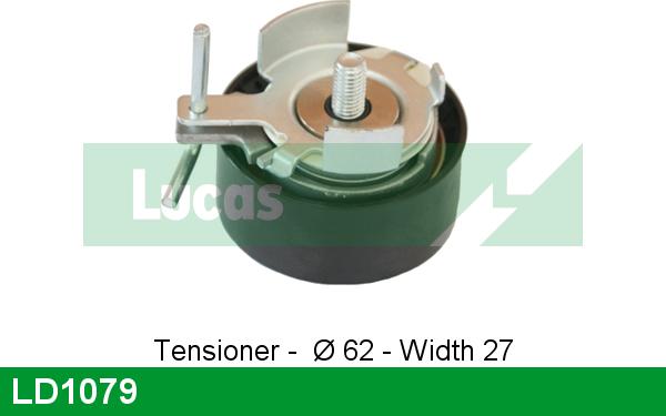 LUCAS LD1079 - Rullo tenditore, Cinghia dentata autozon.pro