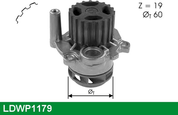 LUCAS LDWP1179 - Pompa acqua autozon.pro