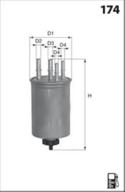 LUCAS LFDF275 - Filtro carburante autozon.pro