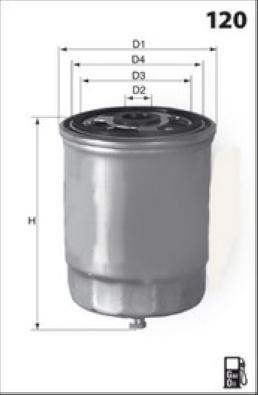 LUCAS LFDS108 - Filtro carburante autozon.pro