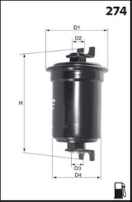 LUCAS LFPF047 - Filtro carburante autozon.pro