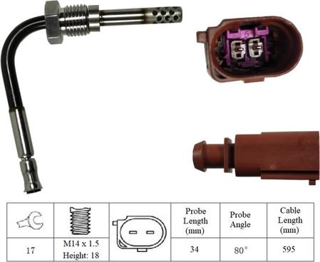 LUCAS LGS6028 - Sensore, Temperatura gas scarico autozon.pro