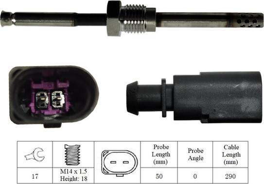 LUCAS LGS7085 - Sensore, Temperatura gas scarico autozon.pro