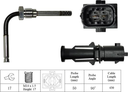 LUCAS LGS7026 - Sensore, Temperatura gas scarico autozon.pro