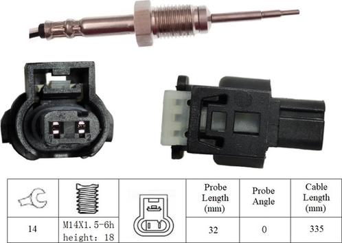 LUCAS LGS7235 - Sensore, Temperatura gas scarico autozon.pro