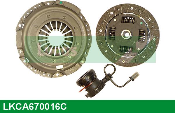 LUCAS LKCA670016C - Kit frizione autozon.pro