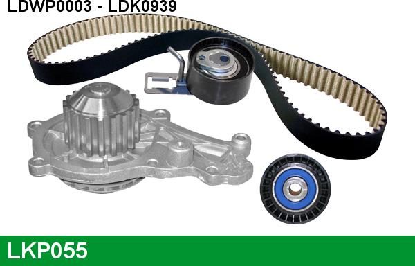 LUCAS LKP055 - Pompa acqua + Kit cinghie dentate autozon.pro