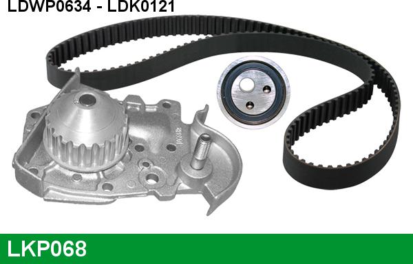 LUCAS LKP068 - Pompa acqua + Kit cinghie dentate autozon.pro