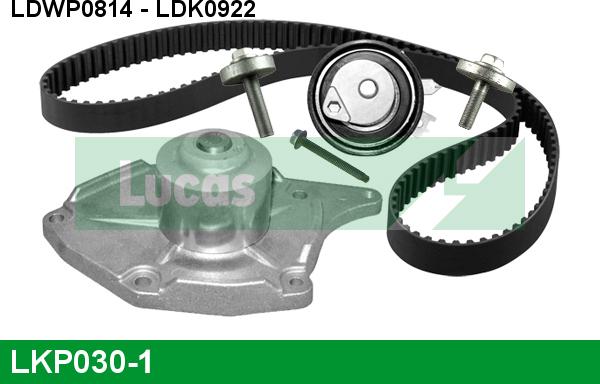 LUCAS LKP030-1 - Pompa acqua + Kit cinghie dentate autozon.pro