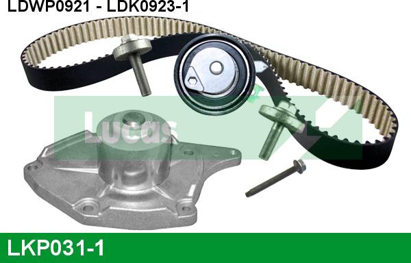 LUCAS LKP031-1 - Pompa acqua + Kit cinghie dentate autozon.pro