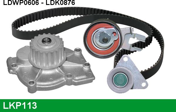 LUCAS LKP113 - Pompa acqua + Kit cinghie dentate autozon.pro