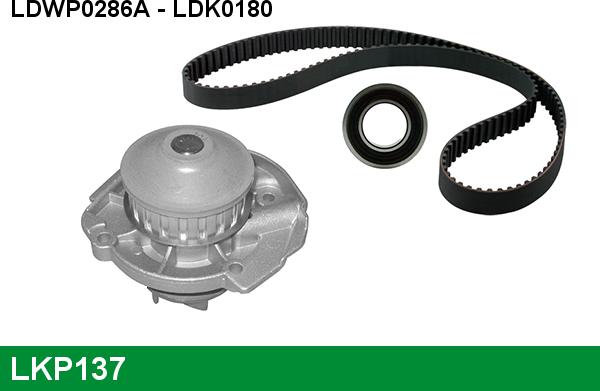 LUCAS LKP137 - Pompa acqua + Kit cinghie dentate autozon.pro