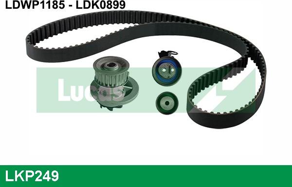 LUCAS LKP249 - Pompa acqua + Kit cinghie dentate autozon.pro