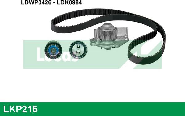 LUCAS LKP215 - Pompa acqua + Kit cinghie dentate autozon.pro