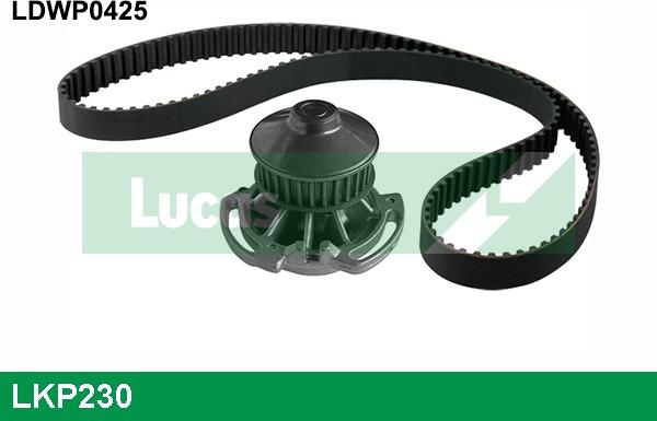 LUCAS LKP230 - Pompa acqua + Kit cinghie dentate autozon.pro