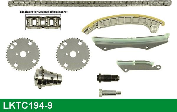 LUCAS LKTC194-9 - Kit catena distribuzione autozon.pro