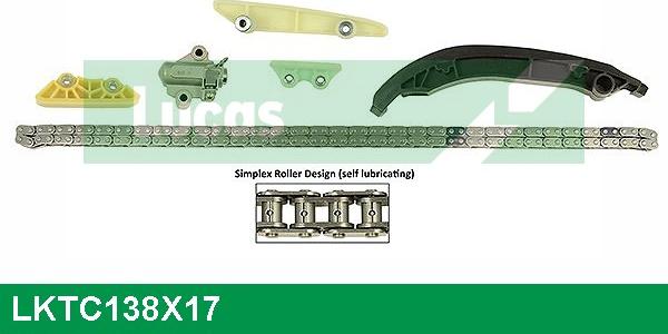 LUCAS LKTC138X17 - Kit catena distribuzione autozon.pro