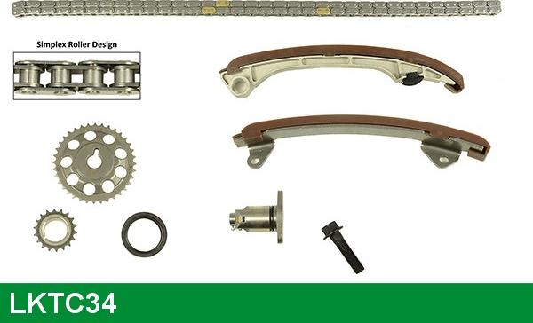 LUCAS LKTC34 - Kit catena distribuzione autozon.pro