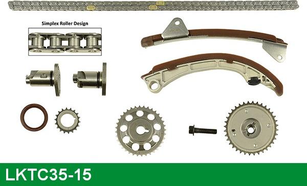 LUCAS LKTC35-15 - Kit catena distribuzione autozon.pro