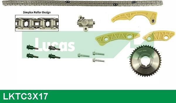 LUCAS LKTC3X17 - Kit catena distribuzione autozon.pro