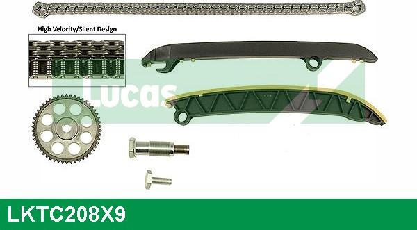 LUCAS LKTC208X9 - Kit catena distribuzione autozon.pro