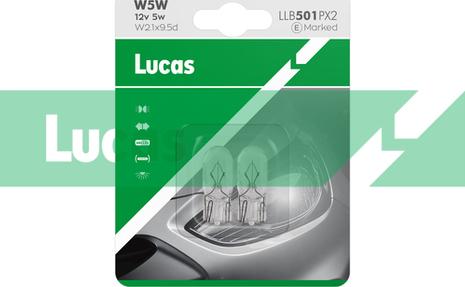 LUCAS LLB501PX2 - Lampadina, Indicatore direzione autozon.pro