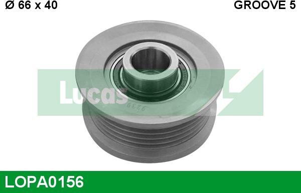 LUCAS LOPA0156 - Puleggia cinghia, Alternatore autozon.pro