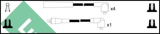 LUCAS LUC4535 - Kit cavi accensione autozon.pro