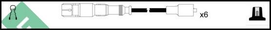 LUCAS LUC4647 - Kit cavi accensione autozon.pro