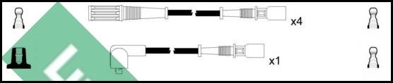 LUCAS LUC4069 - Kit cavi accensione autozon.pro