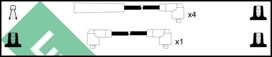 LUCAS LUC4537 - Kit cavi accensione autozon.pro