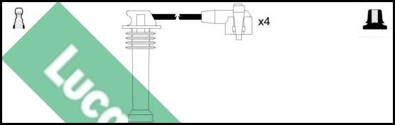 LUCAS LUC4190 - Kit cavi accensione autozon.pro