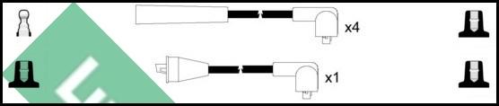 LUCAS LUC4181 - Kit cavi accensione autozon.pro