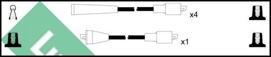 LUCAS LUC4182 - Kit cavi accensione autozon.pro