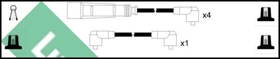 LUCAS LUC4175 - Kit cavi accensione autozon.pro