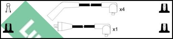 LUCAS LUC4379 - Kit cavi accensione autozon.pro