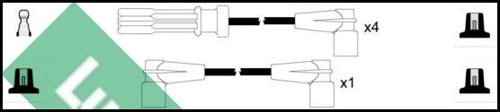 LUCAS LUC4256 - Kit cavi accensione autozon.pro